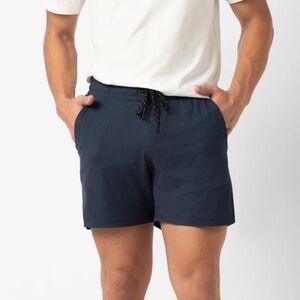 Bearbottom Tech Shorts. Men's Athletic Navy Blue 5.5" Small Shorts